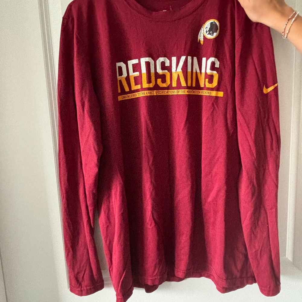 Nike Burgundy Long Sleeve Tee